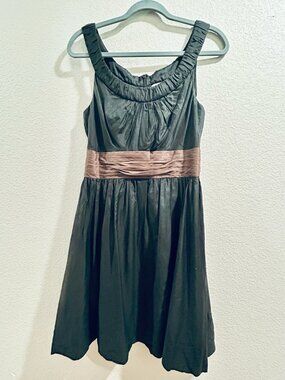 WHBM Fit & Flare Cotton/Silk Dress